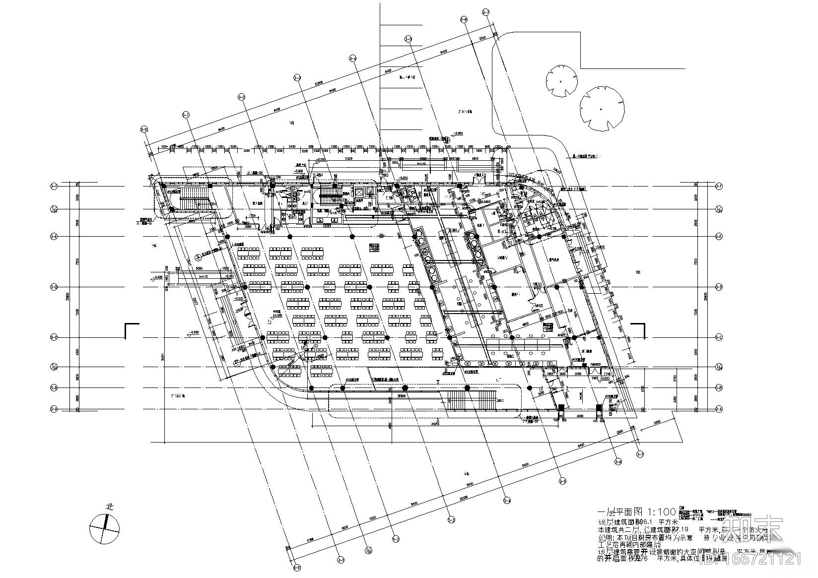 [上海]交通银行数据处理中心建筑工程施工图cad施工图下载【ID:166721121】