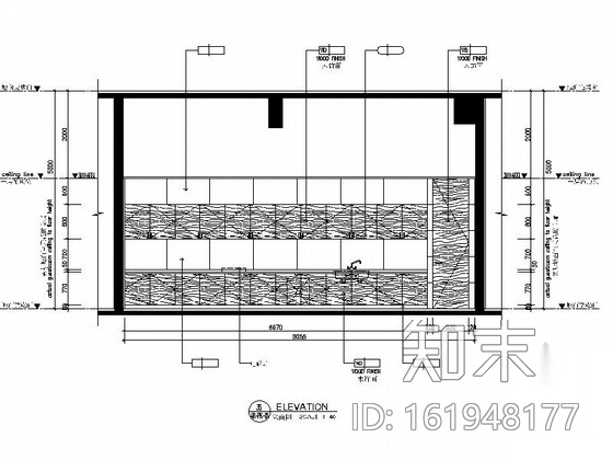 [广东]某豪华商务酒店行政酒廊室内装修施工图cad施工图下载【ID:161948177】