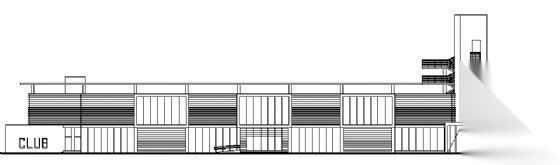 某三层洗浴中心建筑方案图cad施工图下载【ID:151666139】