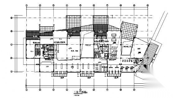 某三层洗浴中心建筑方案图cad施工图下载【ID:151666139】