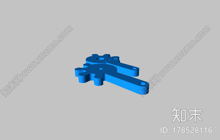 小小伺服电机机械手3d打印模型下载【ID:178528116】