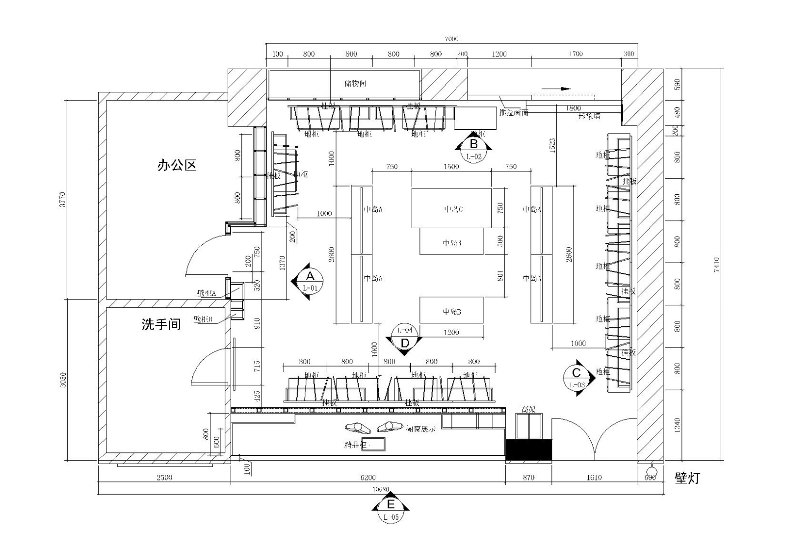 男士服饰服装店施工图+3D模型+附效果图cad施工图下载【ID:160704160】