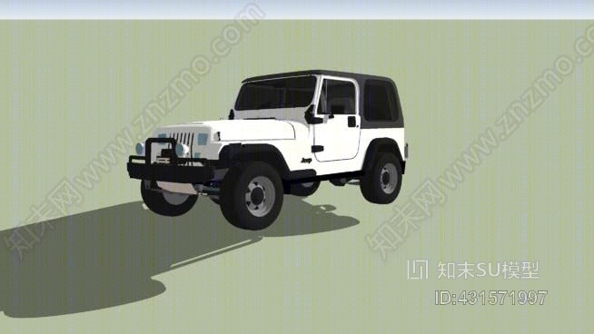 老白吉普车牧羊犬6MBSU模型下载【ID:431571997】