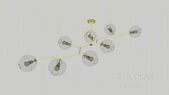 吊灯SU模型下载【ID:319301874】