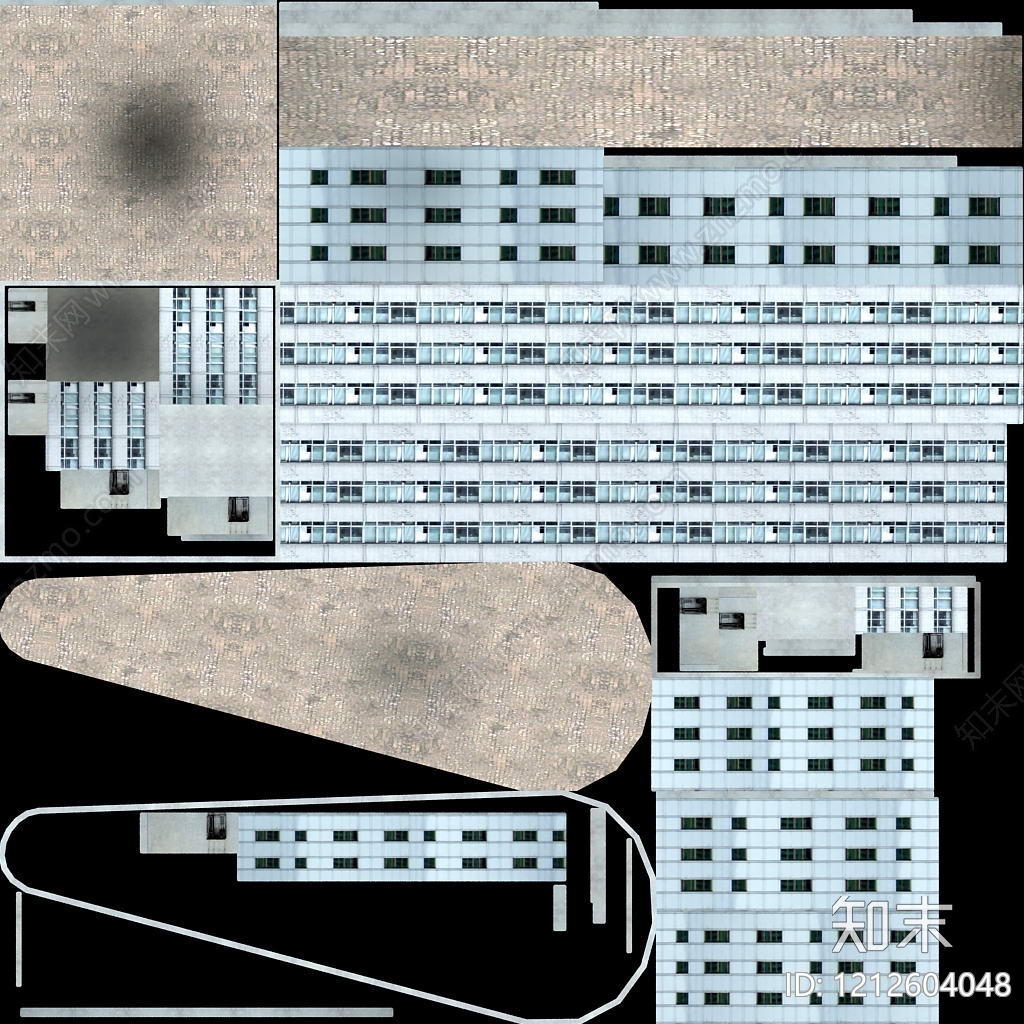 建筑外立面贴图下载【ID:1212604048】