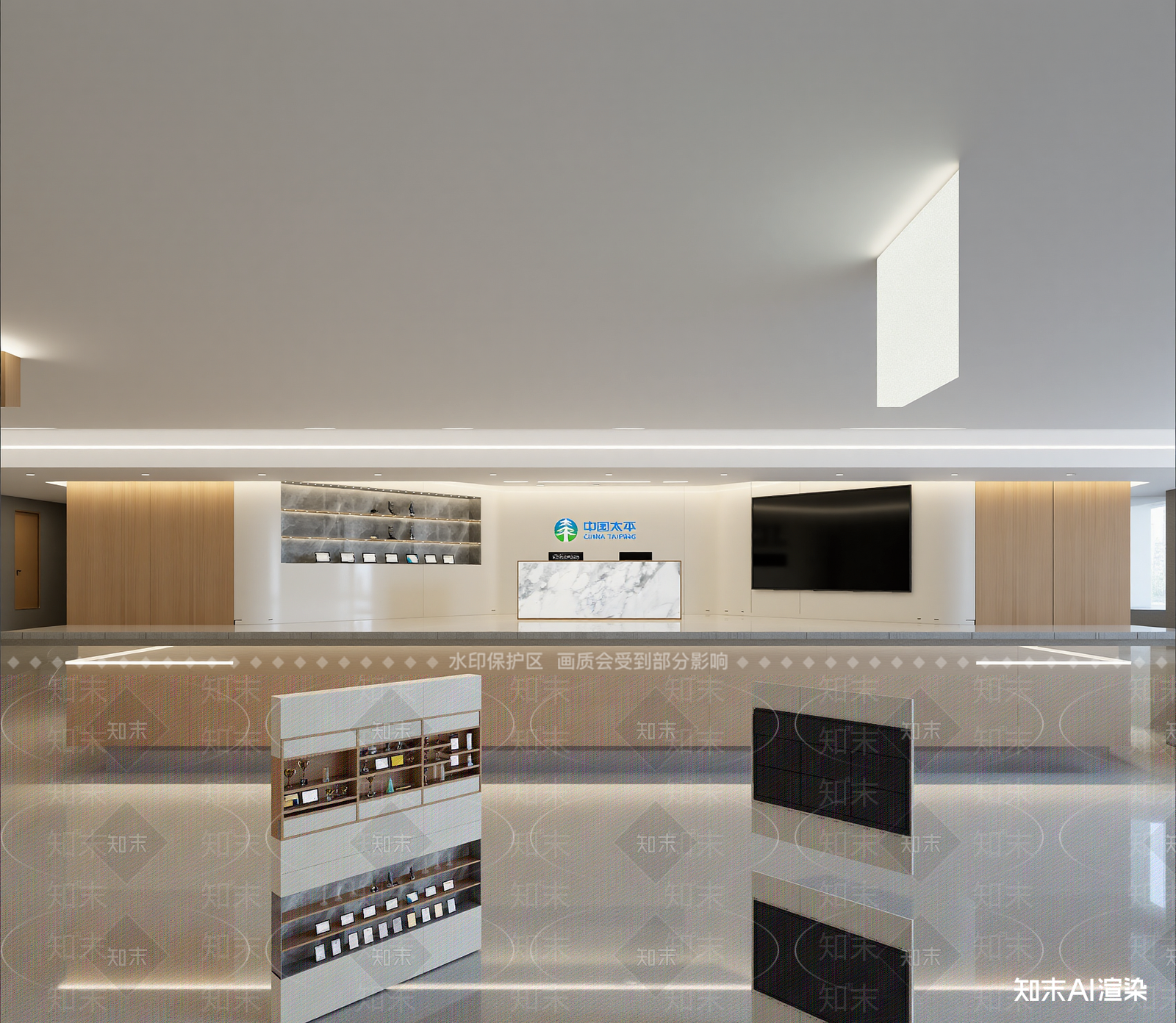 现代售楼处3D模型下载【ID:1214965029】