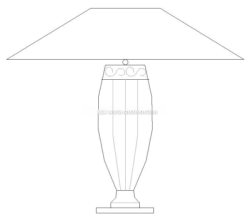 台灯cad施工图下载【ID:178349165】