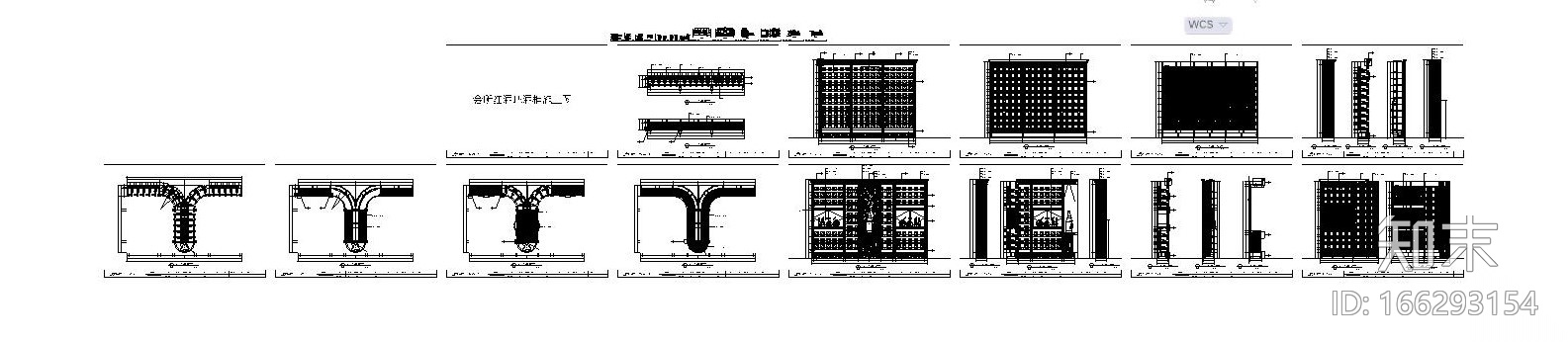 红酒柜施工节点详图施工图下载【ID:166293154】