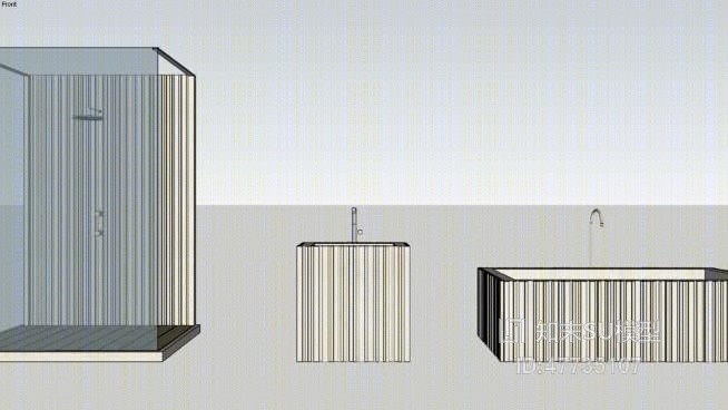 浴缸SU模型下载【ID:47735107】