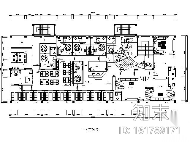 [湖南]590㎡茶楼装修设计图cad施工图下载【ID:161789171】