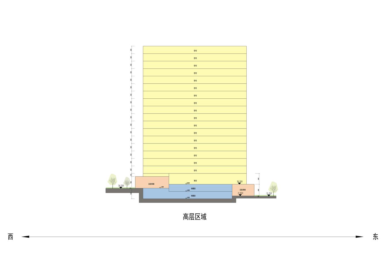 [江西]欧陆风格居住区建筑方案文本设计cad施工图下载【ID:166453176】