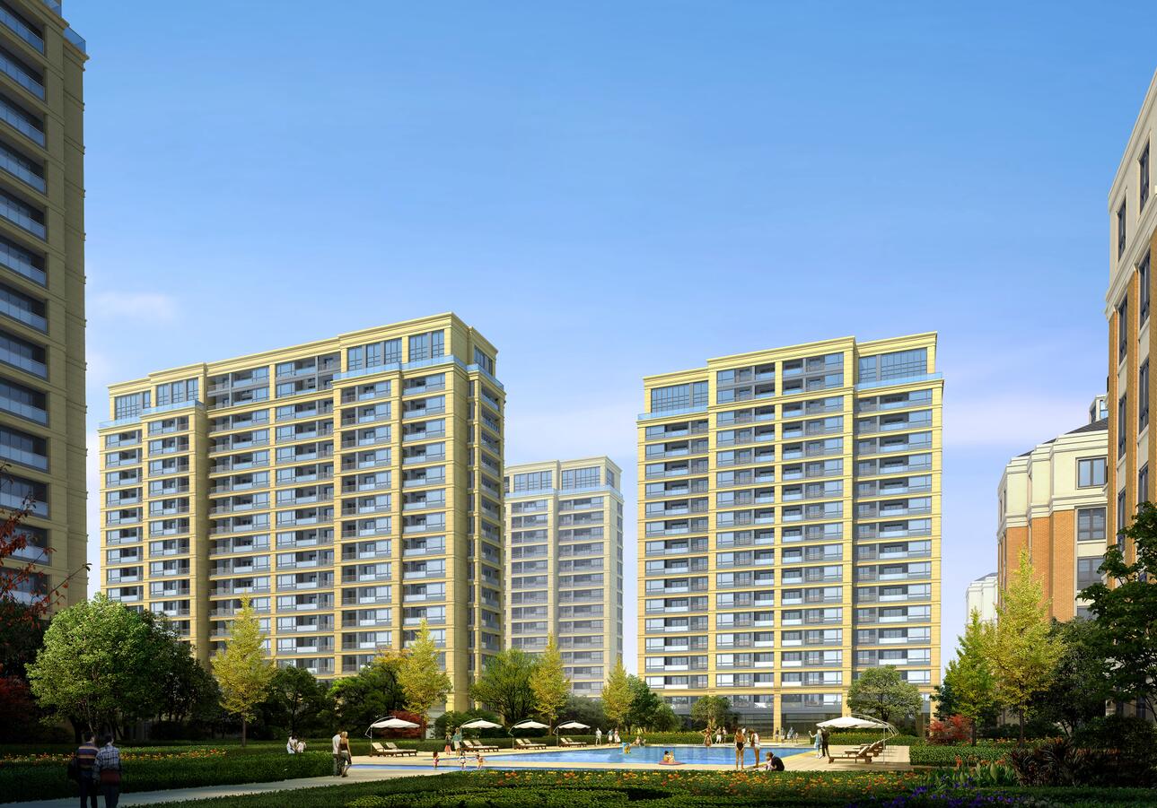 [江西]欧陆风格居住区建筑方案文本设计cad施工图下载【ID:166453176】