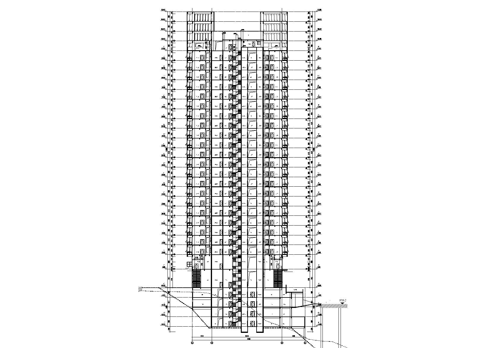 未来方舟D8栋办公楼全套施工图（含标文）施工图下载【ID:166218122】