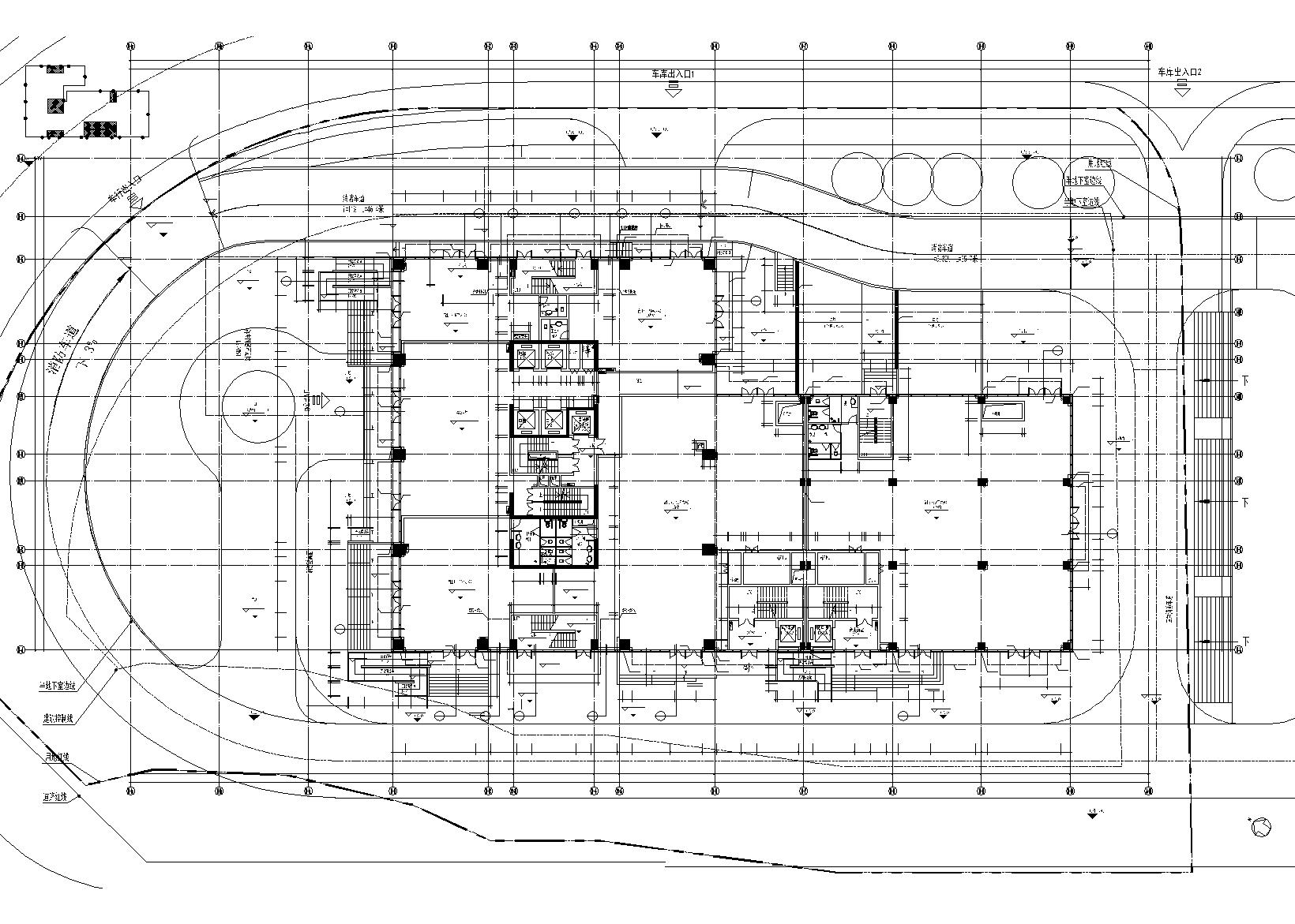 未来方舟D8栋办公楼全套施工图（含标文）施工图下载【ID:166218122】