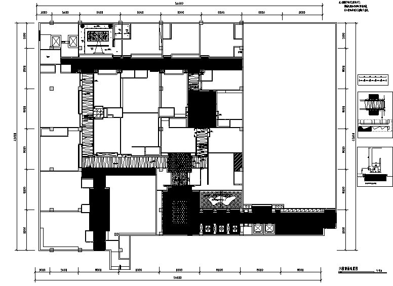 [浙江]温州金丽宝新南亚KTV会所设计施工图cad施工图下载【ID:161797140】