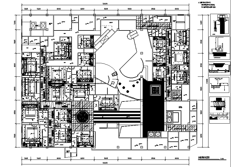 [浙江]温州金丽宝新南亚KTV会所设计施工图cad施工图下载【ID:161797140】