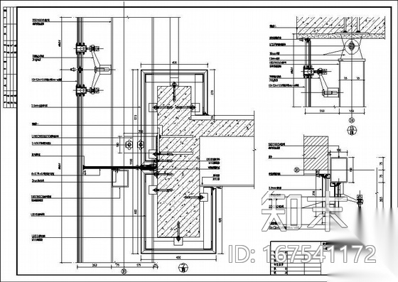 东莞某信息综合楼幕墙图纸cad施工图下载【ID:167541172】