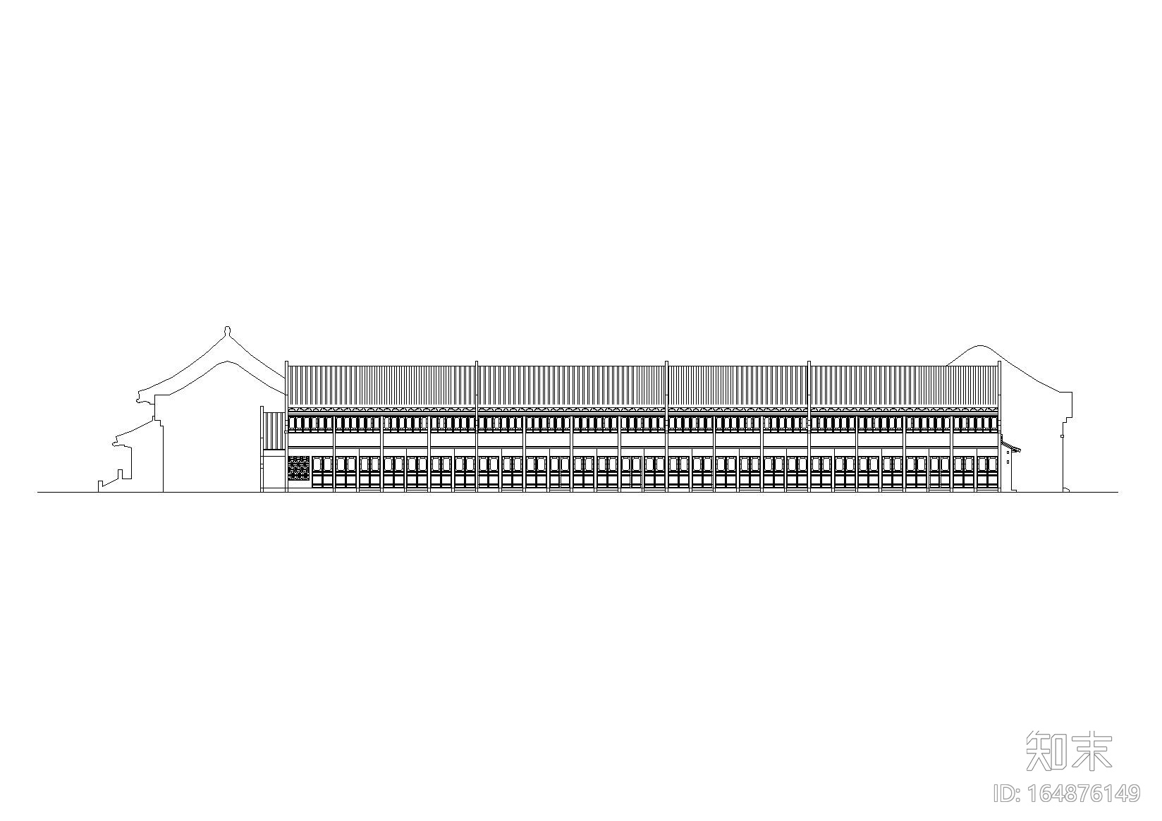 10套徽派建筑方案施工图合辑（CAD）施工图下载【ID:164876149】