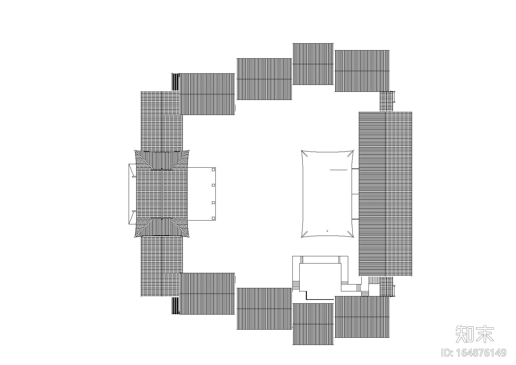 10套徽派建筑方案施工图合辑（CAD）施工图下载【ID:164876149】