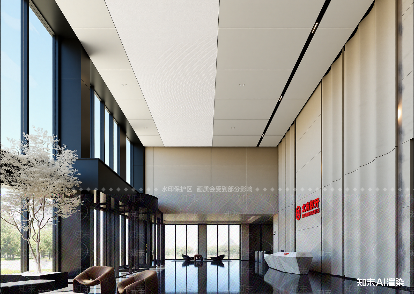 现代银行3D模型下载【ID:1214770721】