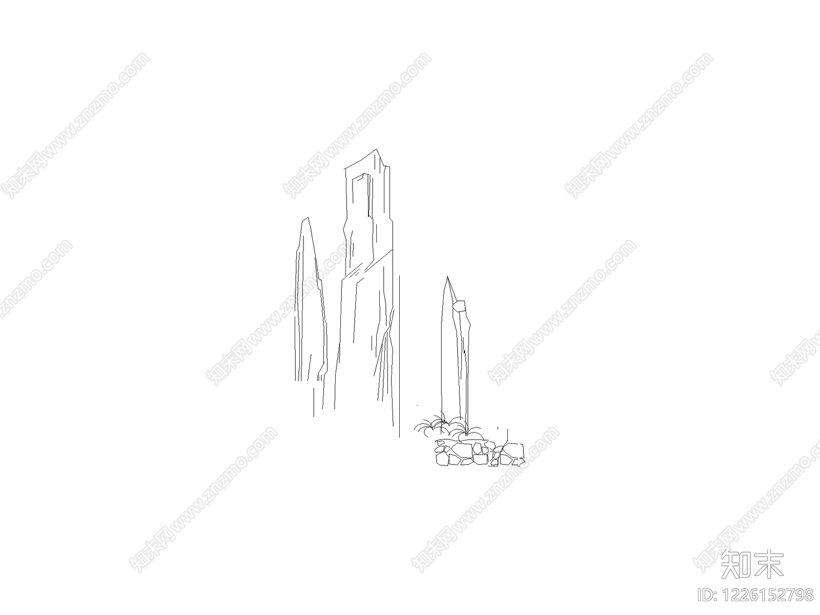 现代,新中式背景墙CAD图纸
