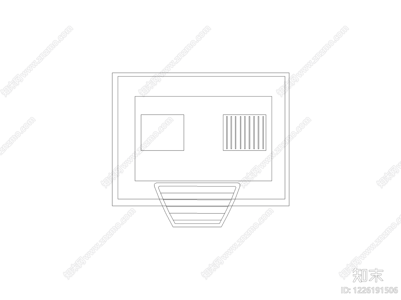 柜子cad施工图下载【ID:1226191506】