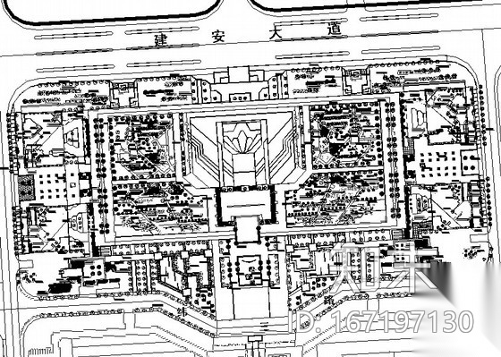 [河南许昌]城市公园园林植物配置设计施工图施工图下载【ID:167197130】