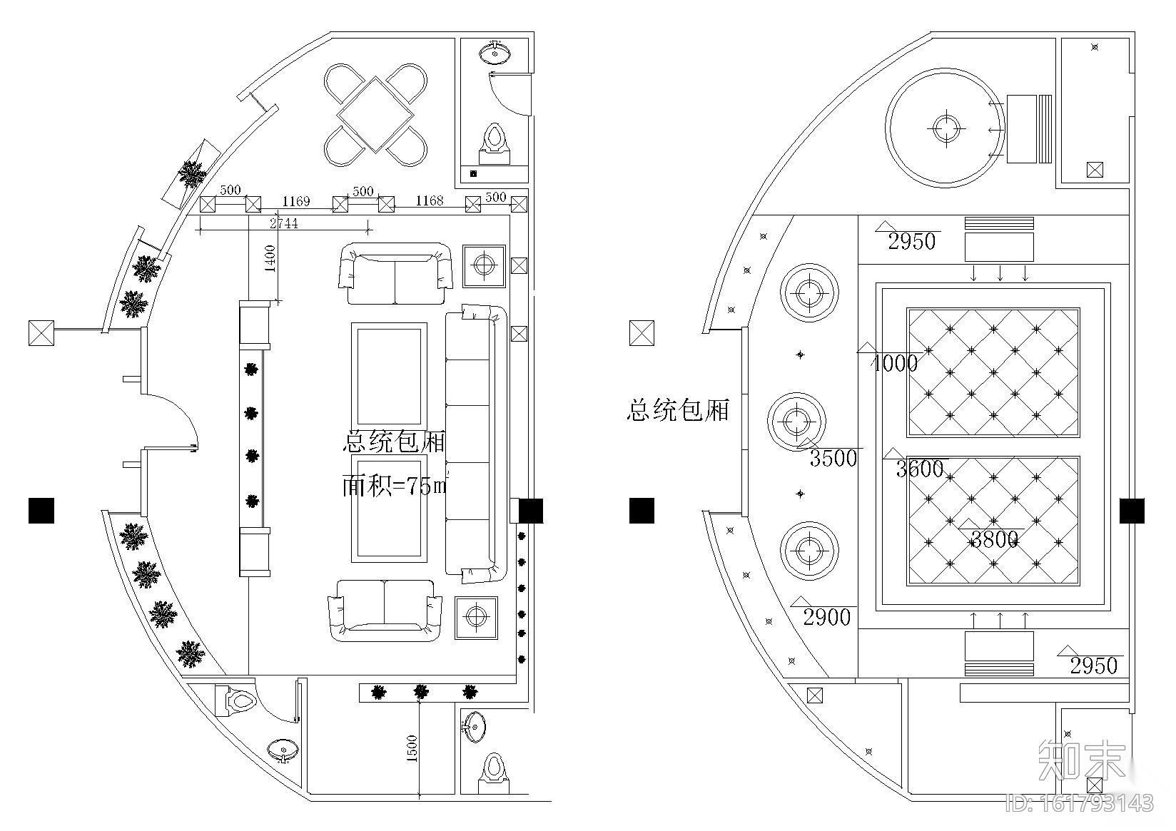 [浙江]瑞安国际KTV设计装饰项目成套施工图cad施工图下载【ID:161793143】