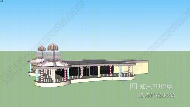 好品格咖啡馆SU模型下载【ID:534624458】