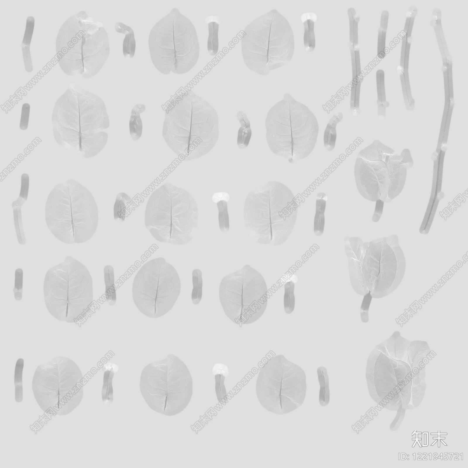 绿植墙贴图下载【ID:1221945721】