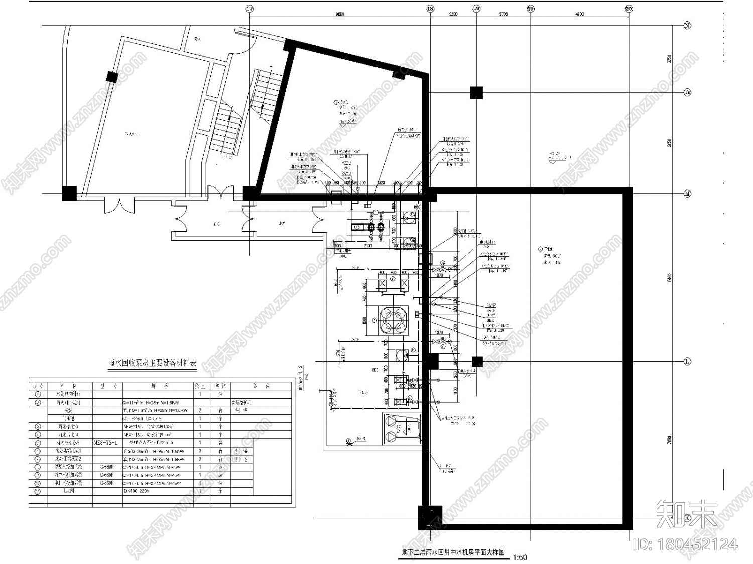 [深圳]大型商业办公楼给排水消防施工图设计（虹吸雨水...cad施工图下载【ID:180452124】