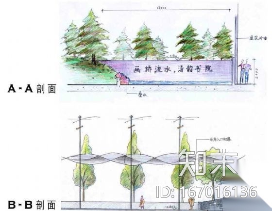 [天津]图书馆室外环境景观方案设计cad施工图下载【ID:167016136】