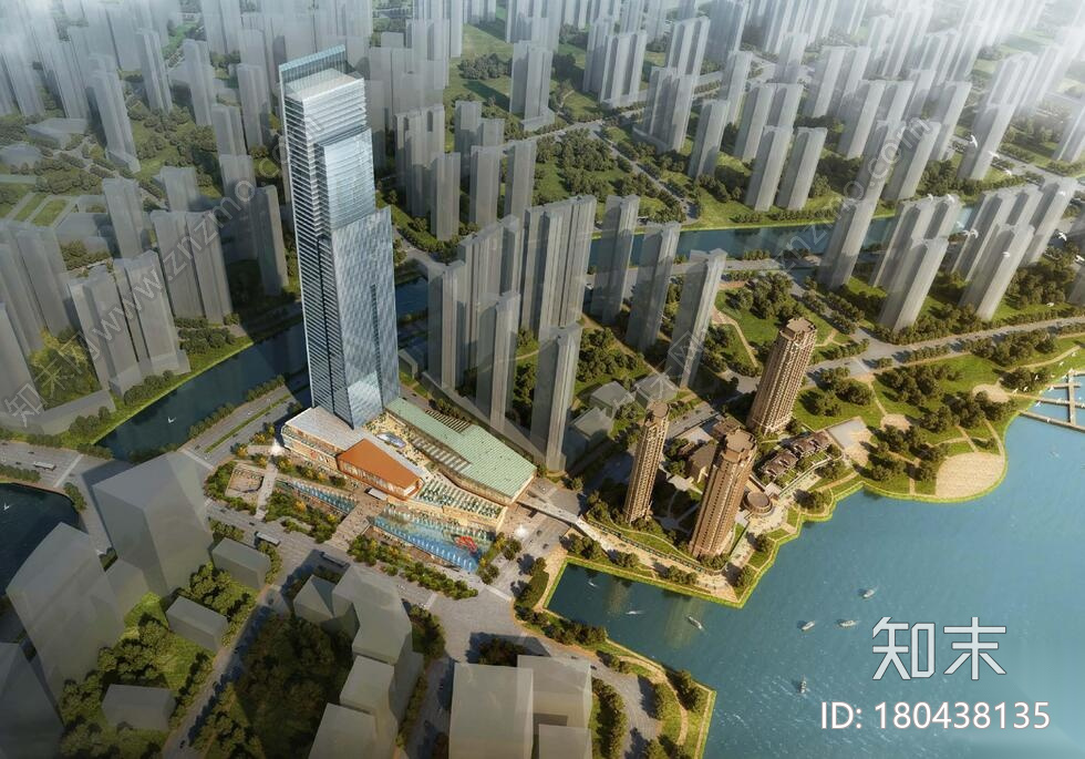 长沙某国际总部中心商业综合体项目方案设计文本PDFcad施工图下载【ID:180438135】