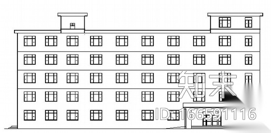 [毕业设计][郑州]某普通中学教学楼建筑方案cad施工图下载【ID:166591116】