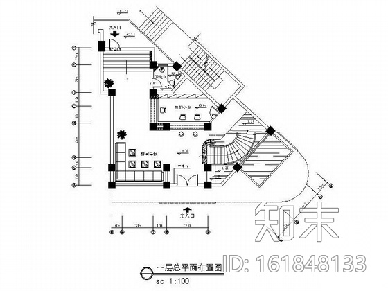 某足浴坊设计施工图施工图下载【ID:161848133】