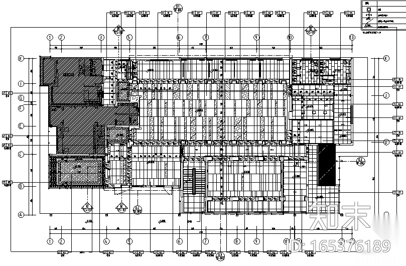 [福建]金辉珑园销售中心设计施工图（附效果图）cad施工图下载【ID:165376189】