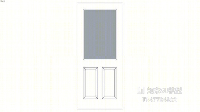 门板SU模型下载【ID:47794802】