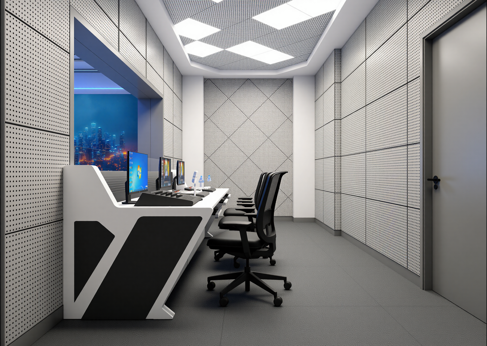 现代指挥中心3D模型下载【ID:1215076884】