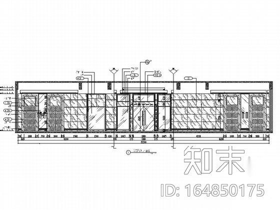 [晋江]某大型商场电梯间设计4套CAD施工图施工图下载【ID:164850175】