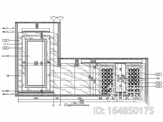 [晋江]某大型商场电梯间设计4套CAD施工图施工图下载【ID:164850175】