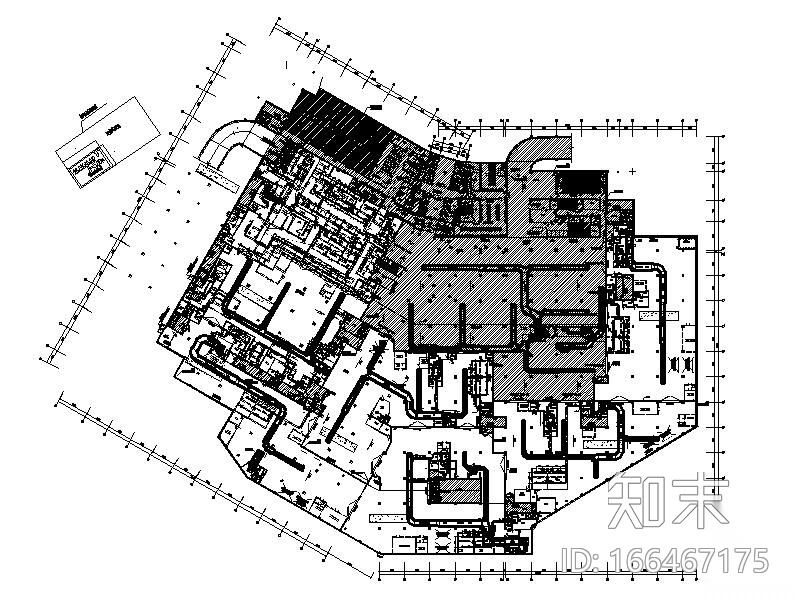 广州肿瘤防治中心人防工程暖通施工图_全套cad施工图下载【ID:166467175】