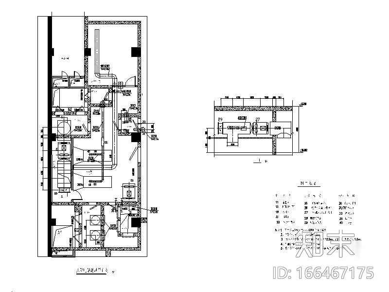 广州肿瘤防治中心人防工程暖通施工图_全套cad施工图下载【ID:166467175】