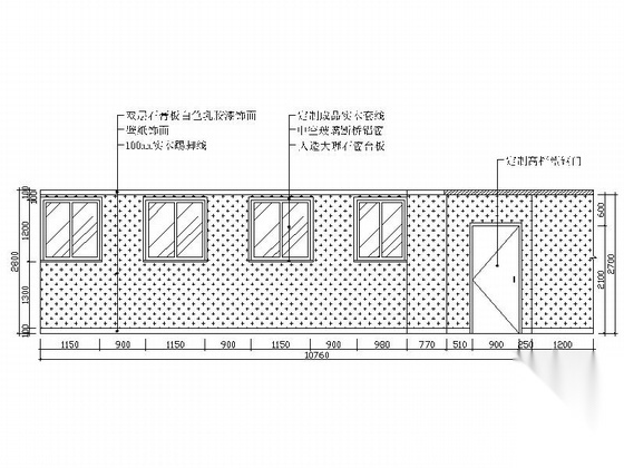 [河南]现代简约会议室室内设计CAD施工图施工图下载【ID:160706144】