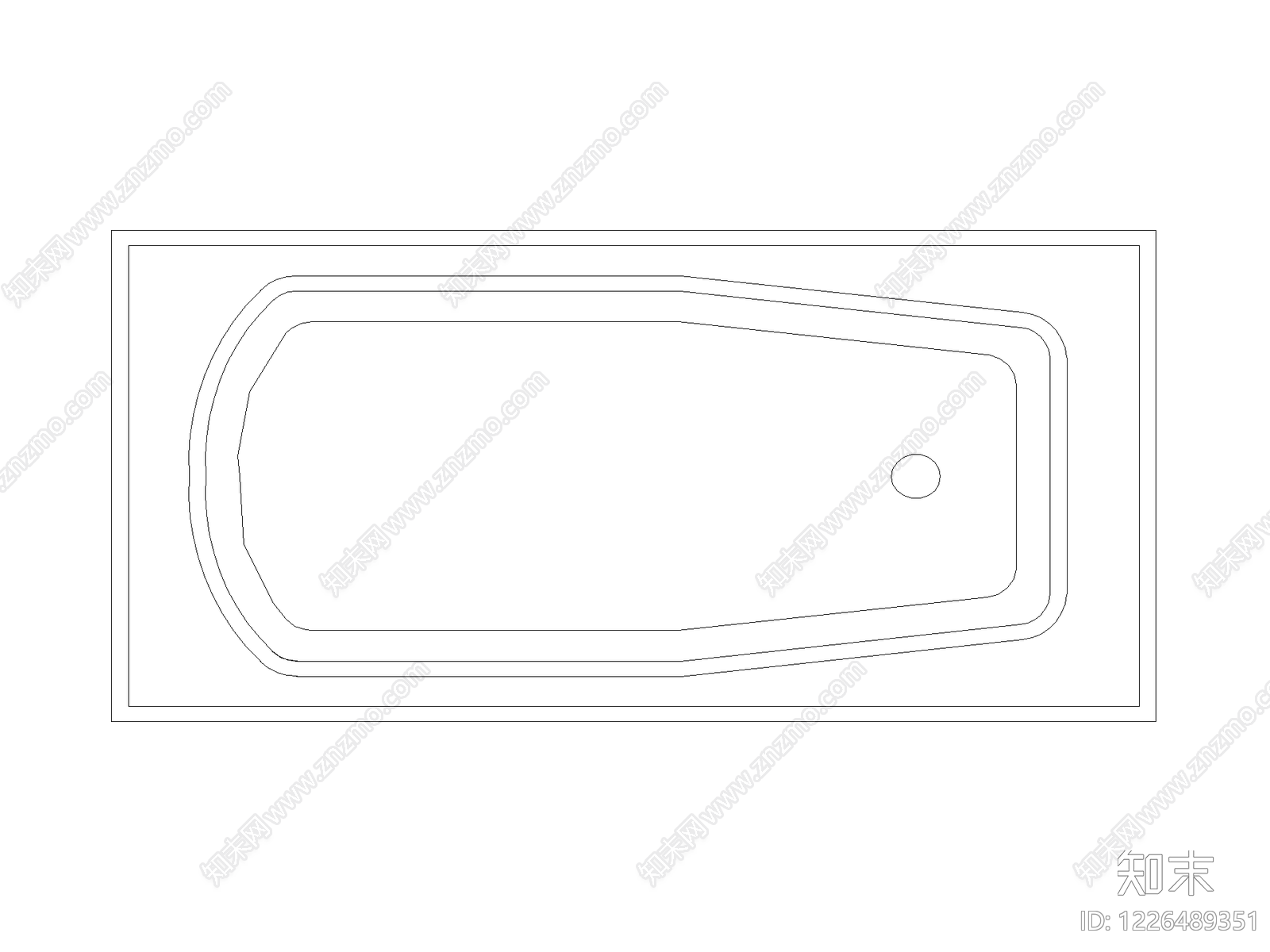 卫浴设施cad施工图下载【ID:1226489351】