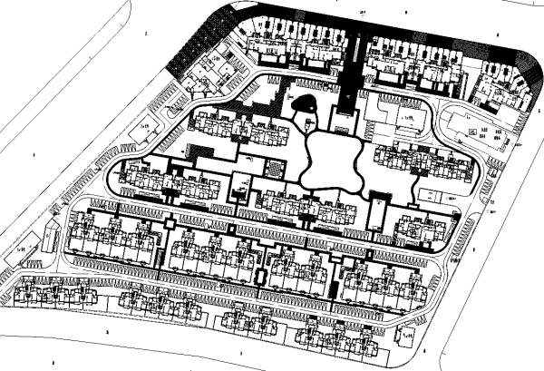 [上海]大型高端住宅社区景观地块设计全套施工图施工图下载【ID:161043198】