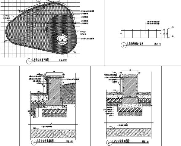 [上海]大型高端住宅社区景观地块设计全套施工图施工图下载【ID:161043198】