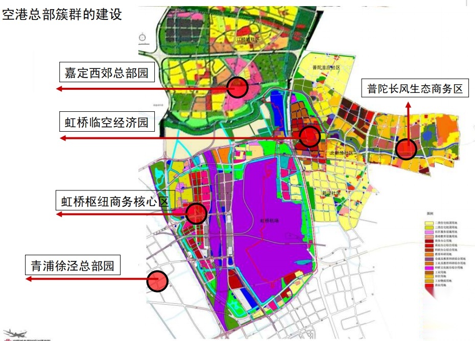 上海虹桥临空经济园区总体规划与城市设计cad施工图下载【ID:151720188】