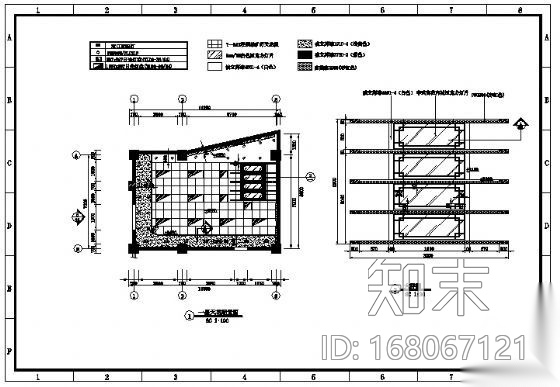 大娘水饺九江店装饰方案图cad施工图下载【ID:168067121】