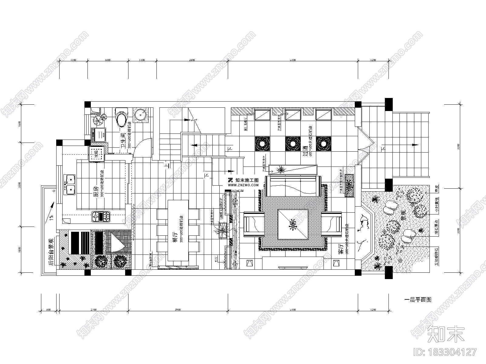 新古典风格别墅装修图(含实景)cad室内免费施工图下载施工图下载【ID:183304127】