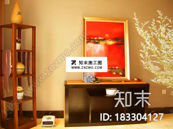 新古典风格别墅装修图(含实景)cad室内免费施工图下载施工图下载【ID:183304127】